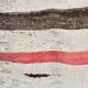 6x7 Natural White & Brown Kilim Rug, 183x212Cm