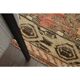 1970s Vintage Turkish Oushak Handmade Wool Cotton Red Area Rug 235x392