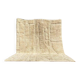 Moroccan Berber rug in ecru 300x200 cm, handmade rug with geometric design.