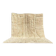 Moroccan Berber rug in ecru 300x200 cm, handmade rug with geometric design.