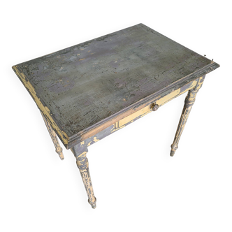 Old table desk old patina
