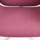 Pierre Paulin Purple Lounge Chair "Big Tulip" F551 & Ottoman, 1960's