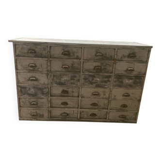 Meuble de métier d’atelier 24 tiroirs