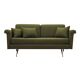 Green sofa, Italian design, 1960s, production: Italy