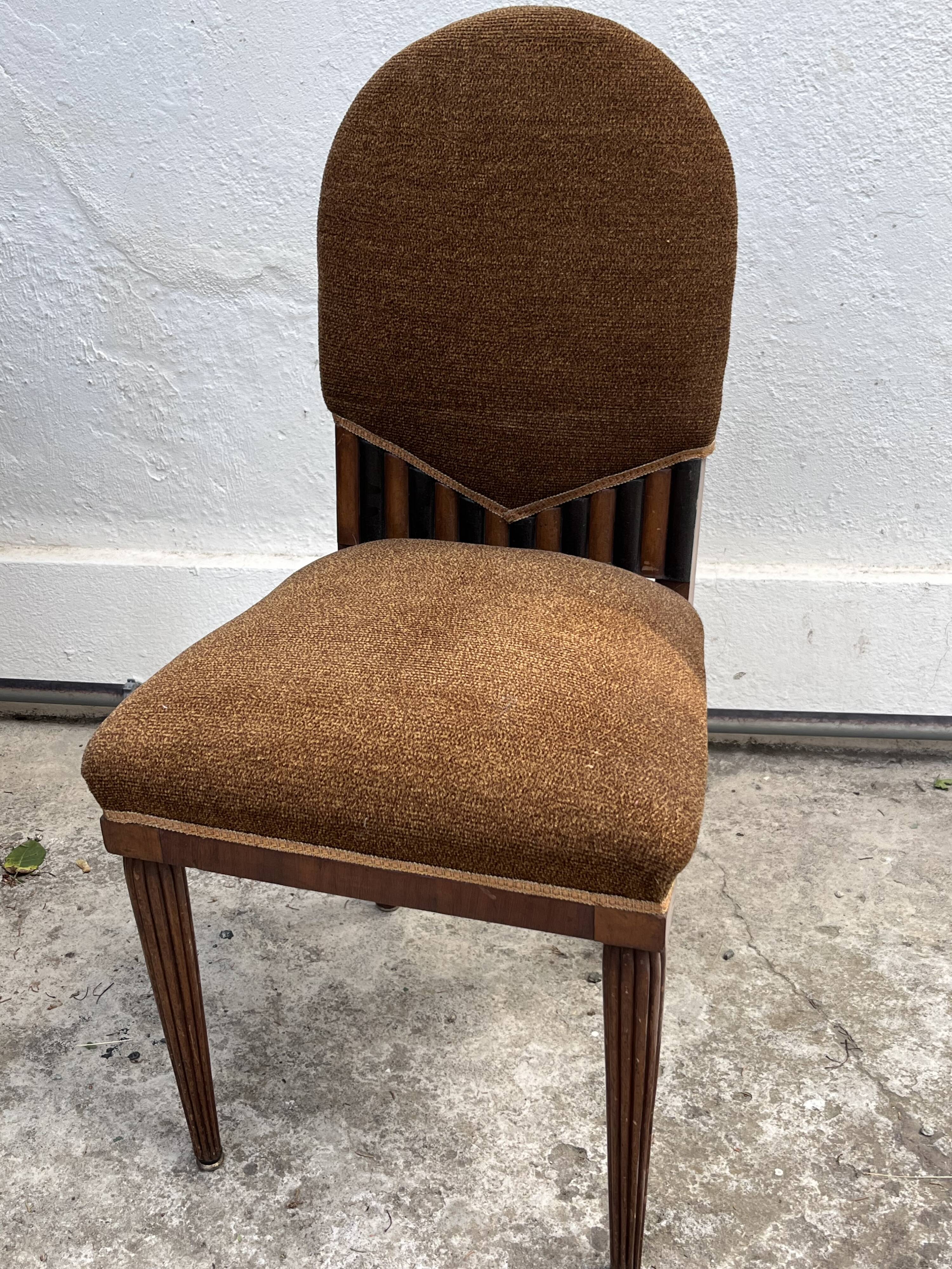 Salon Art Déco 1930 – 2 fauteuils et 4 chaises