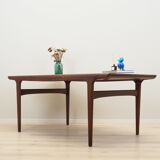 Teak table, Danish design, 1960s, designer: Johannes Andersen, manufacturer: Uldum Møbelfabrik