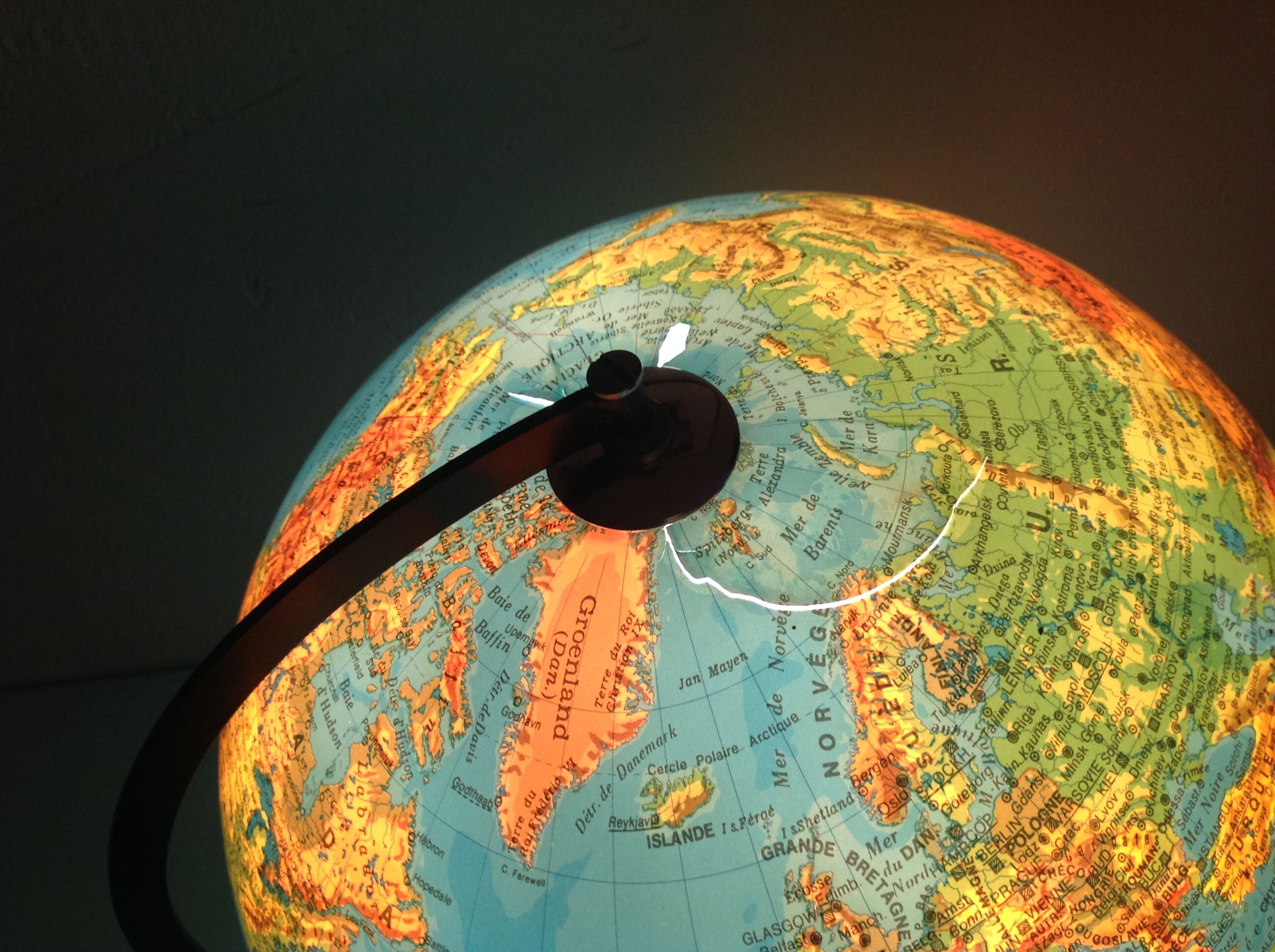 Light earth globe tripod 50/60