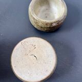 Pyrité stoneware dinner service, La Borne, 1970s