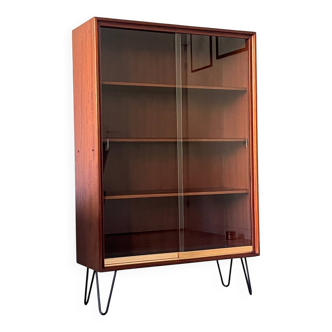 Vintage wooden bookcase display case