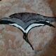 Vintage glazed terracotta ceramic plate signed Olivier