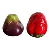Sel et poivre aubergine fraise