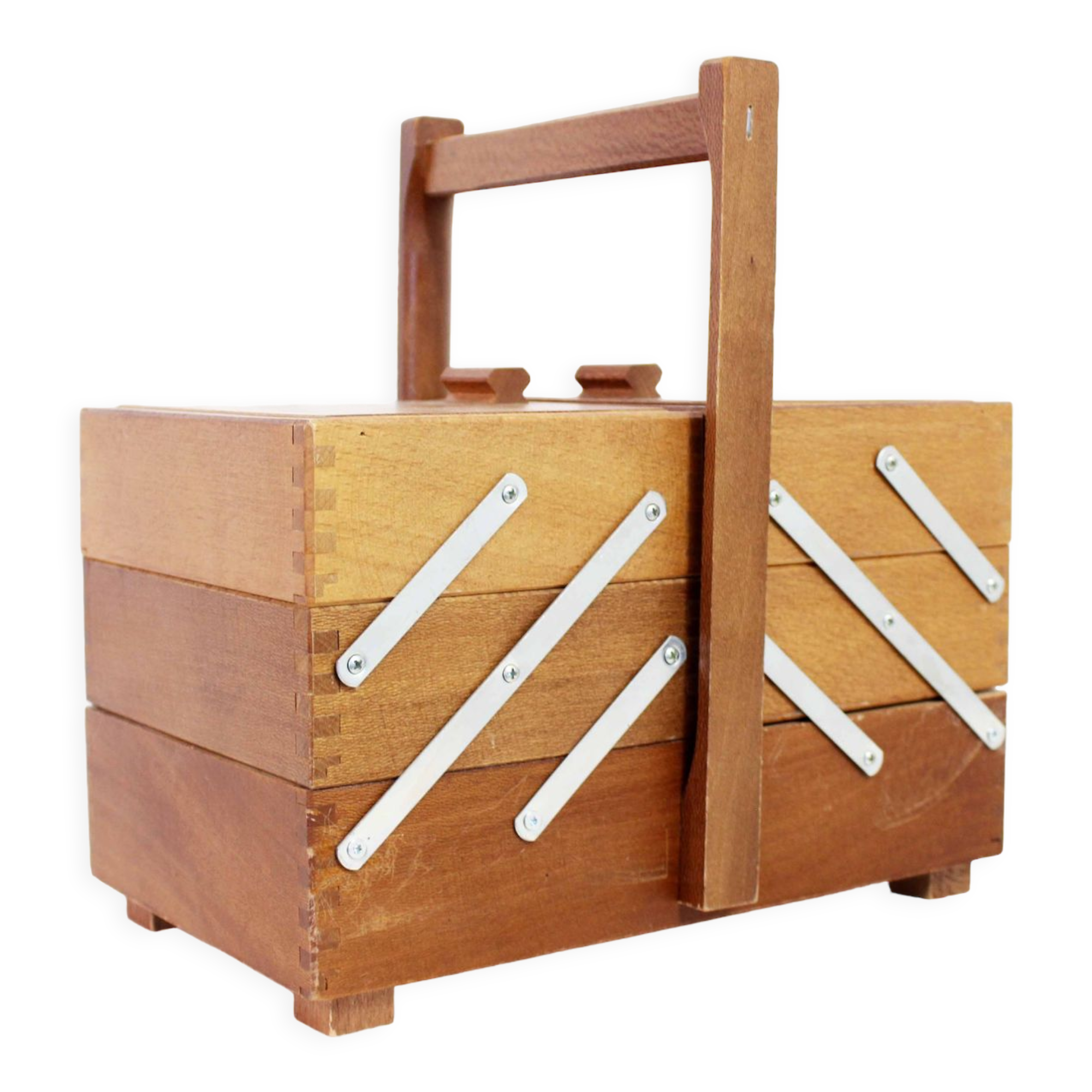 Vintage table sewing box