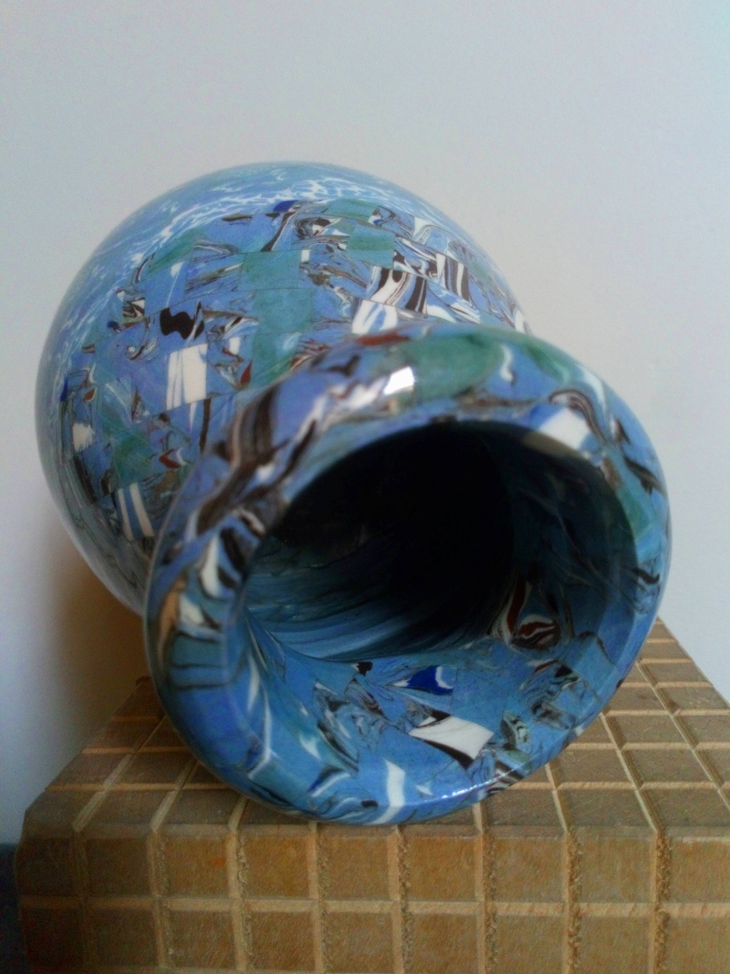 Ceramic vase Gerbino Vallauris