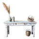 Console / patinated wooden shelf