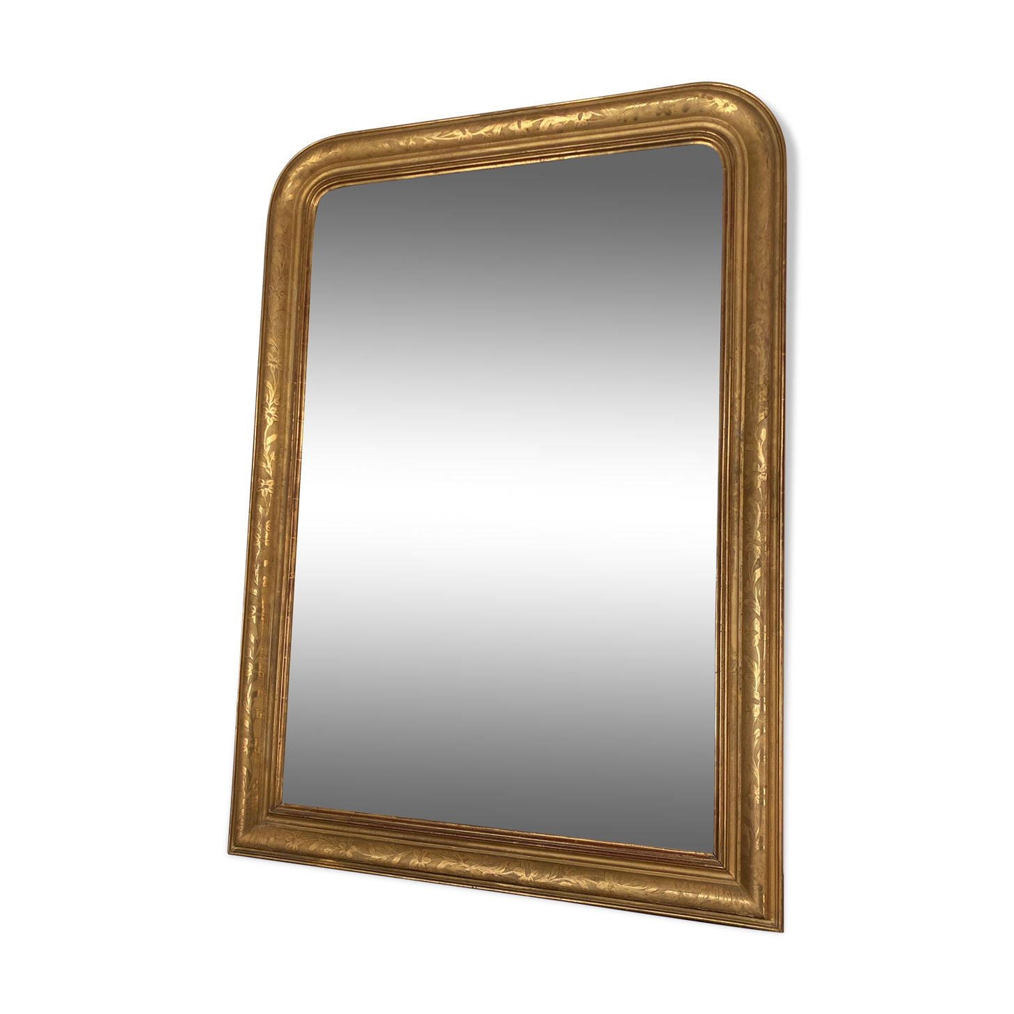Louis Philippe golden mirror 148 x 102 cm