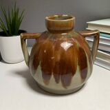 Vintage, JEB stoneware vase with handles circa 1950