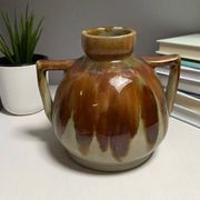Vintage, vase à anses grès JEB vers 1950