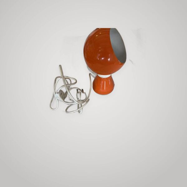 lampe boule magnétique orange vif Lampadari Réggiani fabriquer en Italie 19