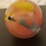 Blown glass soliflore with vibrant colors