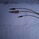 Arc floor lamp 6 branches 70's, italy