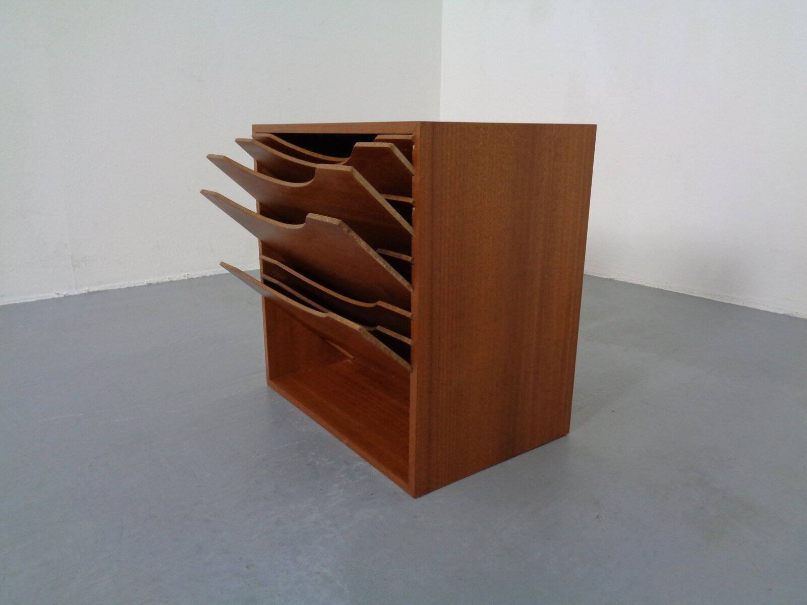 Teak A4 Register Filing Shelves, 1960s