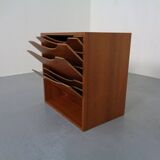 Teak A4 Register Filing Shelves, 1960s