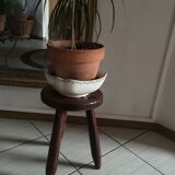 Wooden tripod stab with compass feet