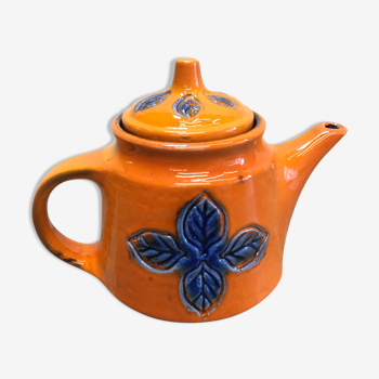 Carstens-Tunnieshoft west germany vintage 70 orange teapot