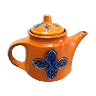 Carstens-Tunnieshoft west germany vintage 70 orange teapot