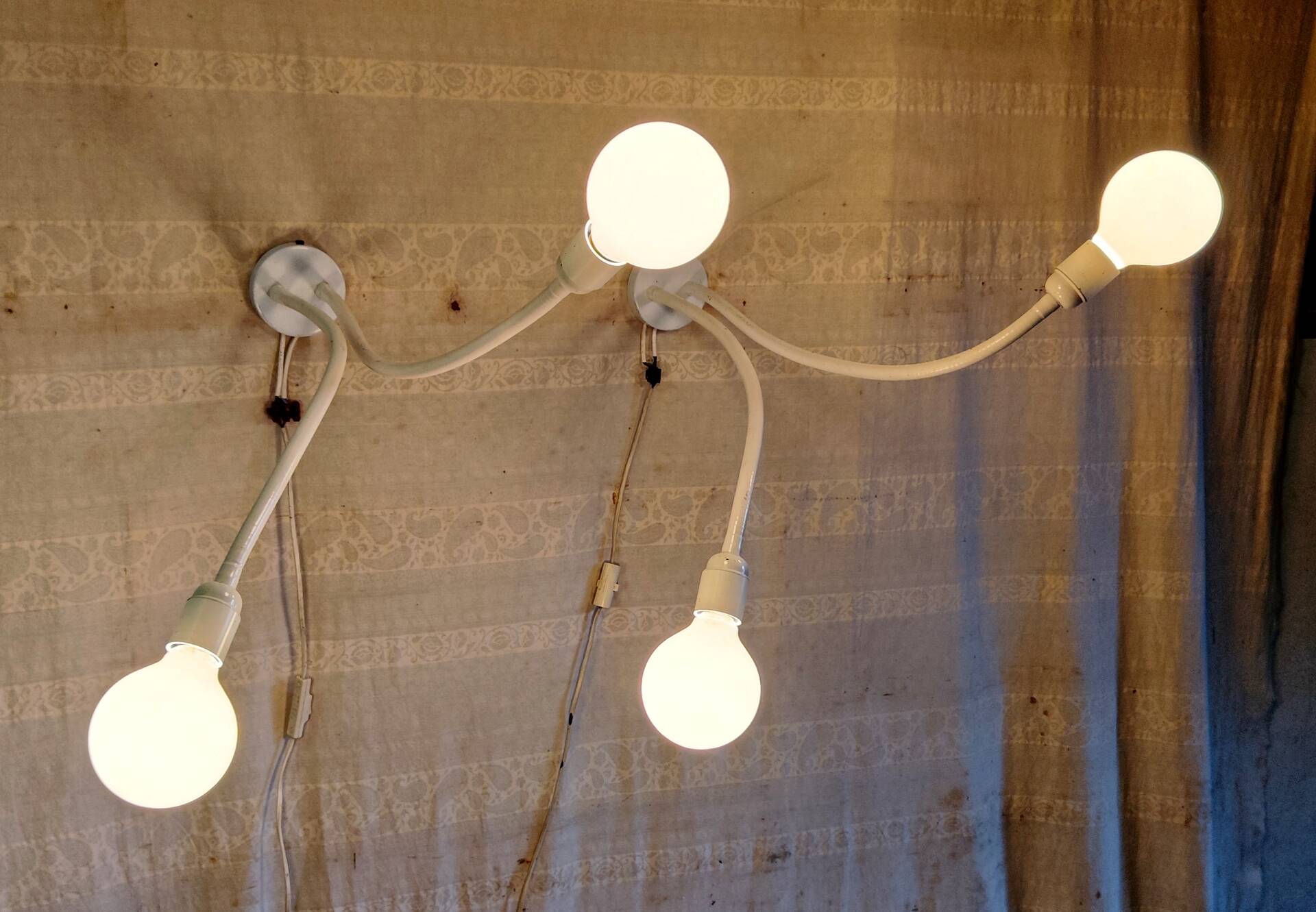 XL double articulated wall lights design Space-age - 1970s
