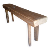 114 cm solid wood bench