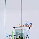 Glass hanging lamp by Gino Paroldo