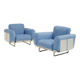 Pair of Senzafine armchairs by Eleonore Peduzzi Riva for Zanotta