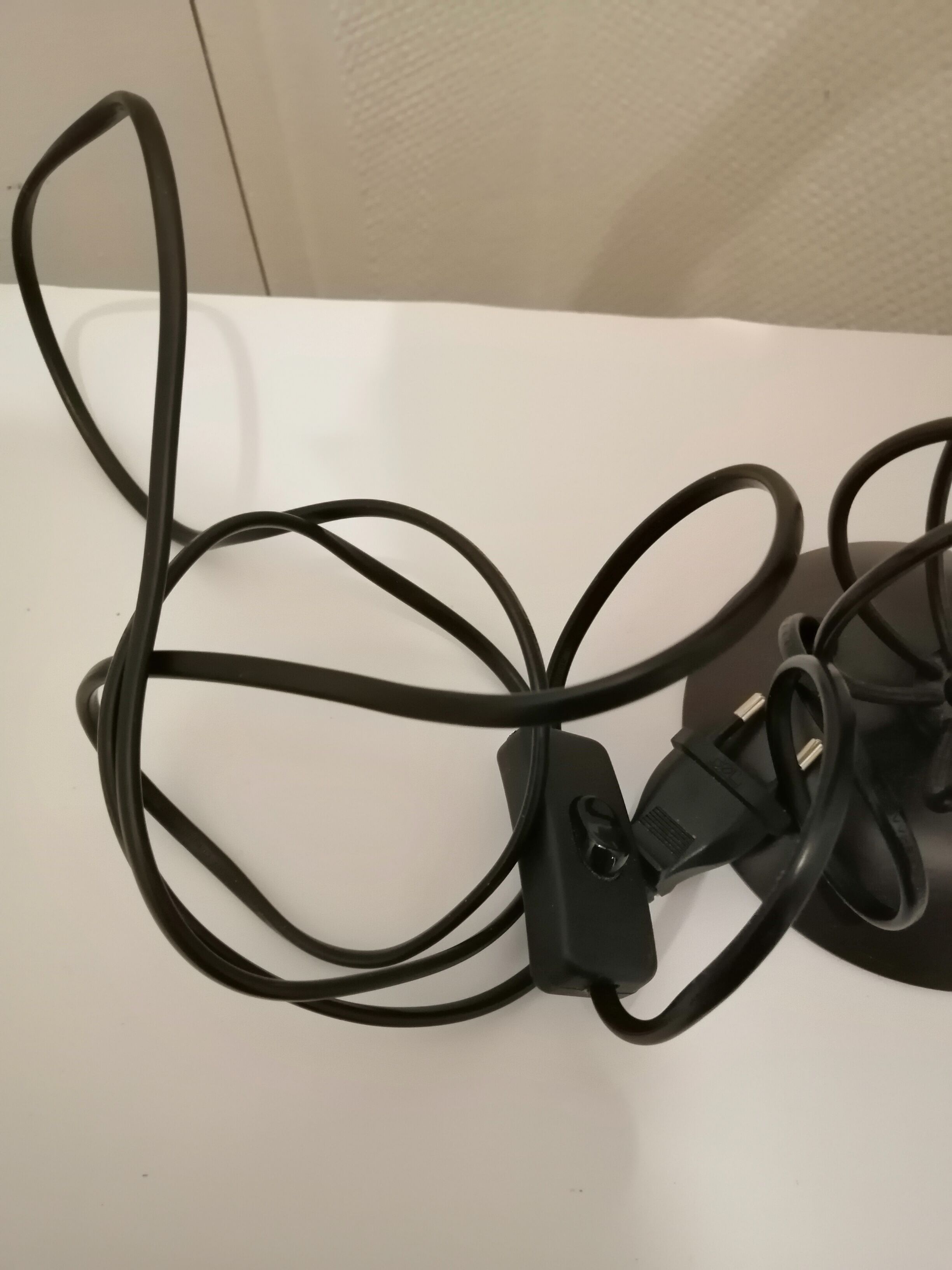 Art deco wrought iron floor lamp