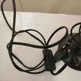 Art deco wrought iron floor lamp