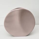 Set of Two Pink Post Modern Vases by Dorothe van Agthoven for Flora Keramiek