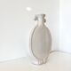 Large vintage white ceramic vase