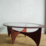 Astro oval coffee table - designer Victor Wilkins - edition g plan - 1960