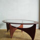 Table basse ovale Astro - designer Victor Wilkins - édition G Plan - 1960
