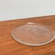 Large Finnish glass plate from the mid-century by Humppila.