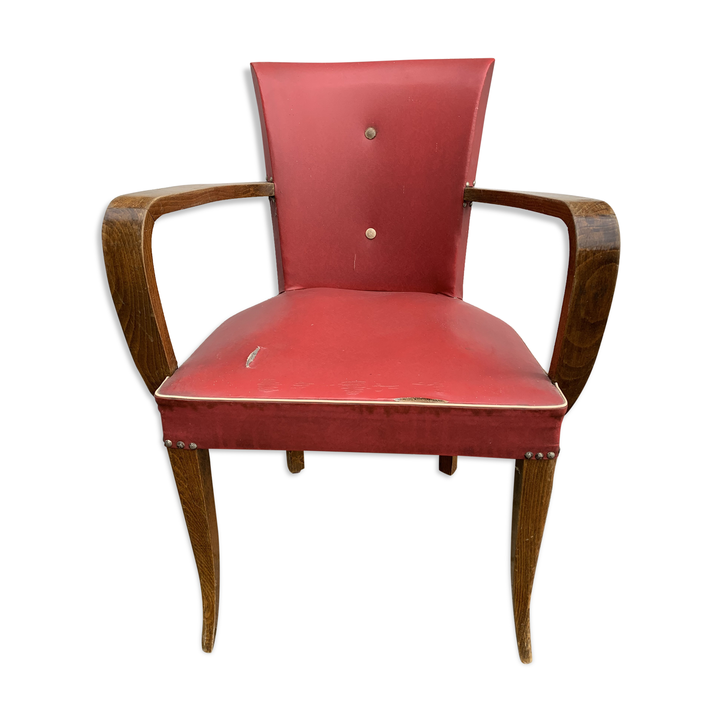 Red skai bridge armchair