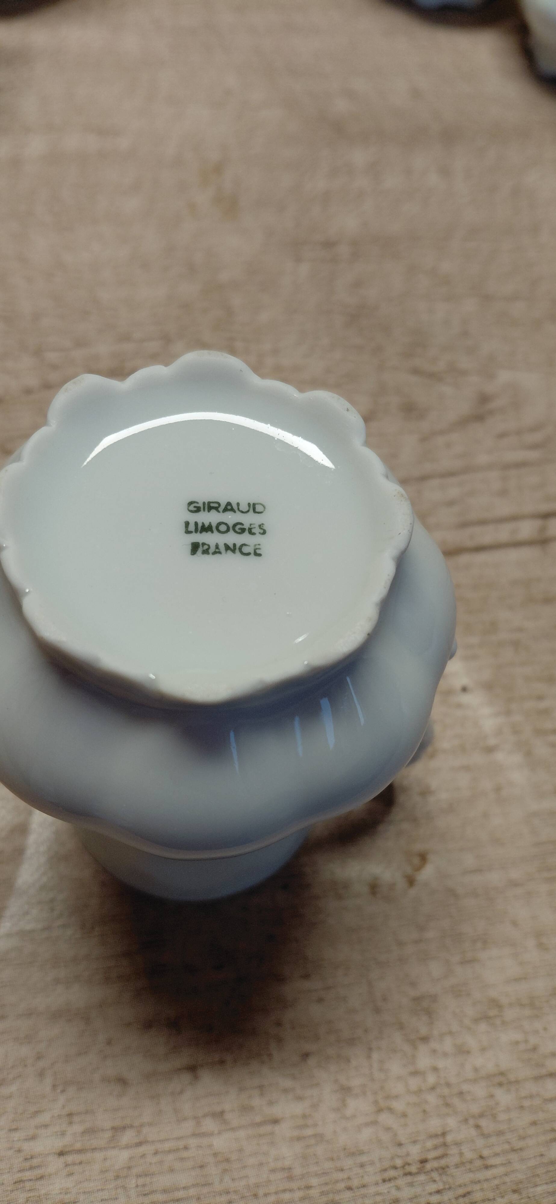 Giraud Limoges porcelain chocolate service