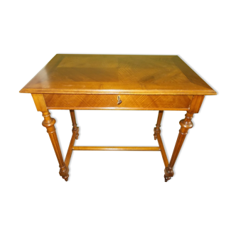 Table bureau en noyer