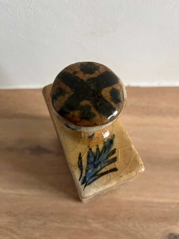 Vase bouteille poterie perse qajar