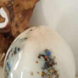 Vintage Vianne glassware opaline egg lamp