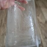 Glass decanter with character designs