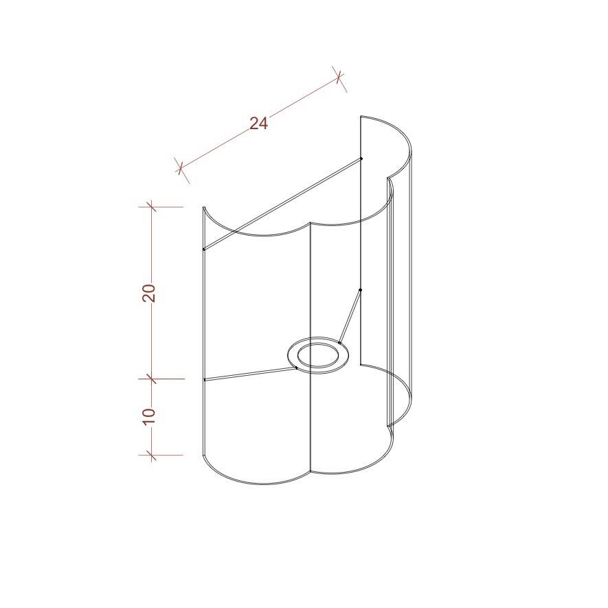 Pair of linen and velvet trim wall lights