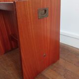Pair of sofa ends/bedside tables in vintage Gautier teak