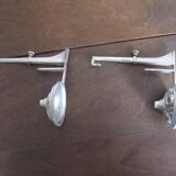Set of antique silver bathroom elements