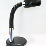 Table lamp or desk gamma lux italy black and chrome